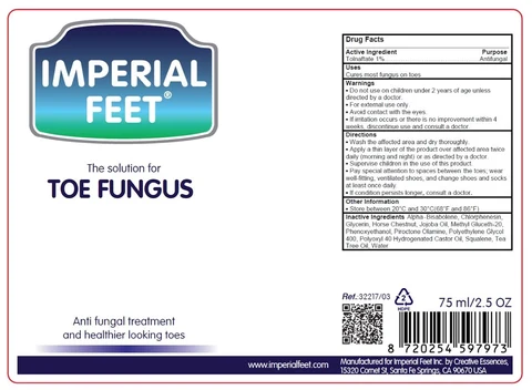 Toe Fungus packaging
