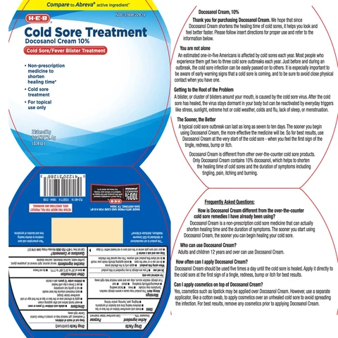 Cold Sore Treatment 포장