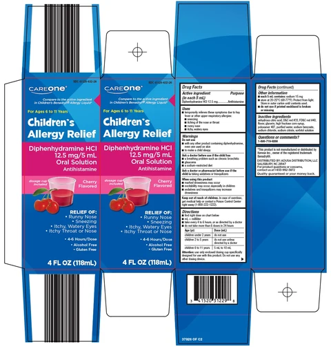 CareOne Childrens Allergy Relief 포장