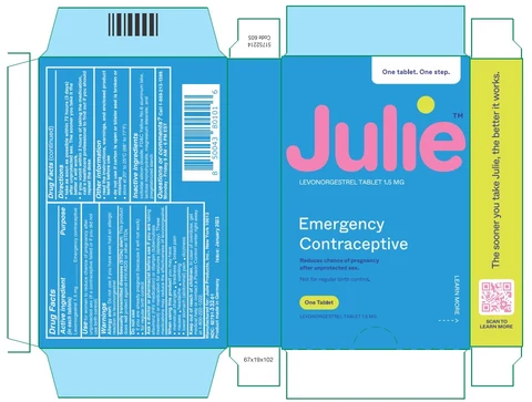 Julie packaging