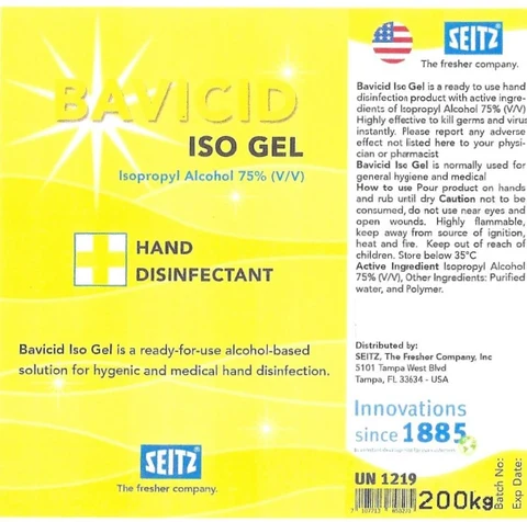 Hand Sanitizer packaging