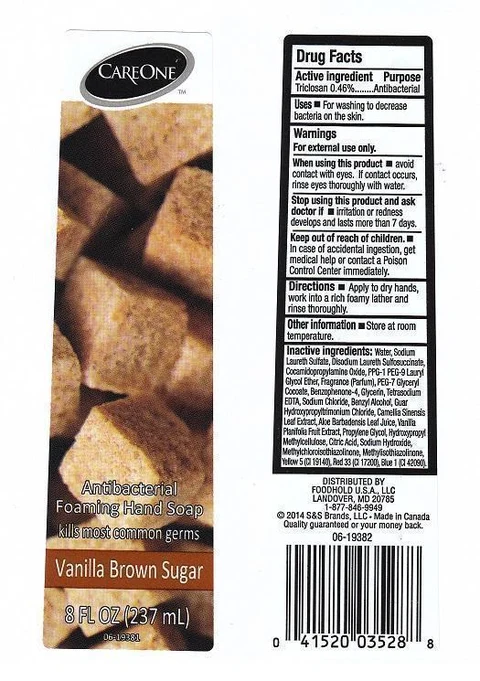 CAREONEVANILLA BROWN SUGAR packaging