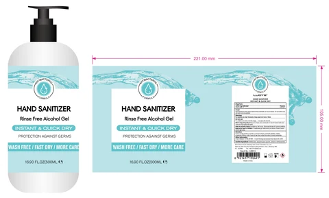 LUOYS Hand Sanitizer packaging