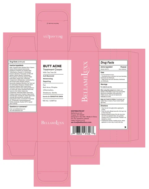 BellamiLuxx Butt Acne Treatment Cream 포장