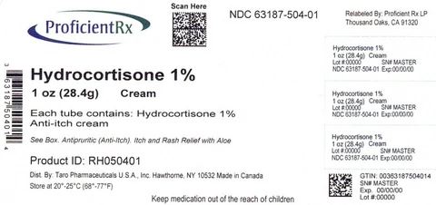 Hydrocortisonewith Aloe 포장