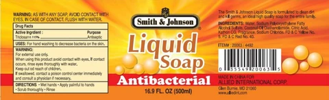 Smith and Johnson Antibacterial 포장