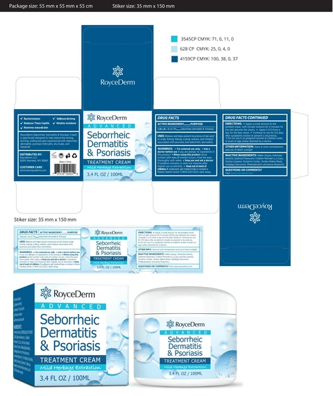 Roycederm Seborrheic Dermatitis Psoriasis Cream 포장