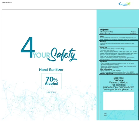 4 Your Safety Hand Sanitizer 포장