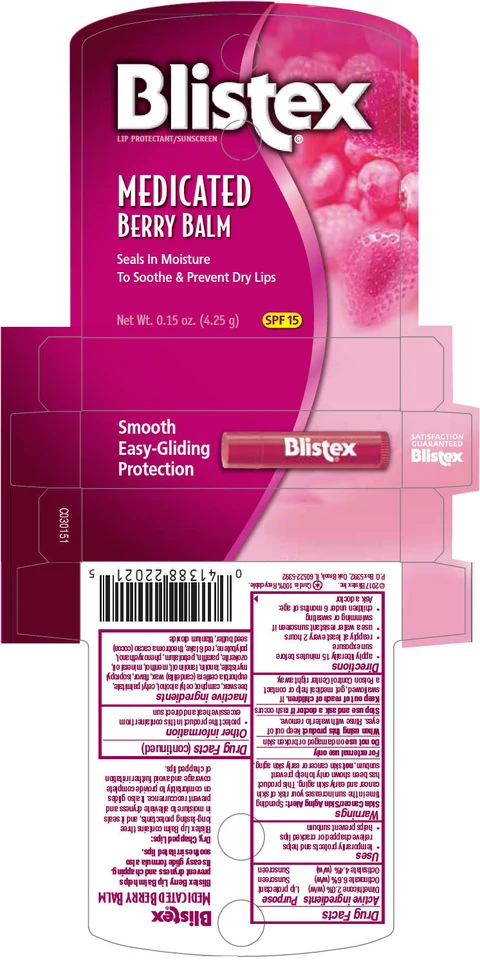 Blistex Medicated Berry Balm 포장