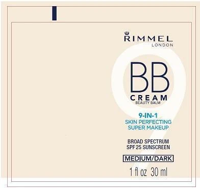 Rimmel BB Beauty BalmMedium Dark packaging