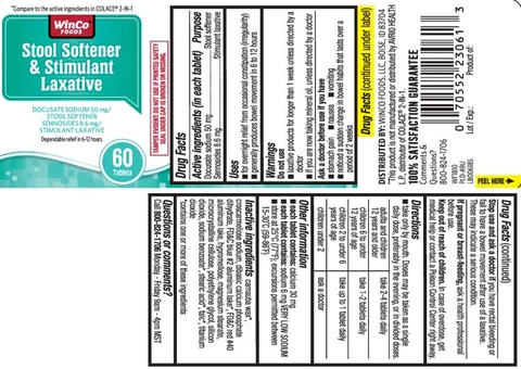 Stool Softenerwith laxative packaging