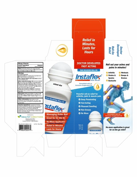 Instaflex Pain Relief Roll-On packaging