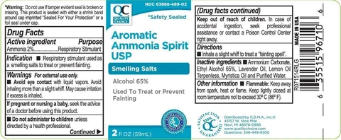 Quality Choice Aromatic Ammonia Spirit 포장