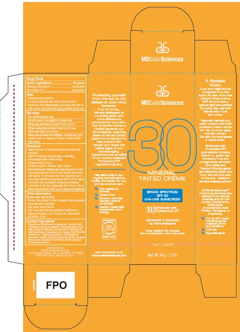 MDSOLARSCIENCES SPF 30 Mineral Tinted 포장
