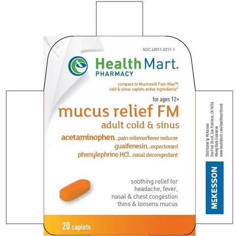 HealthMart Mucus Relief FM packaging