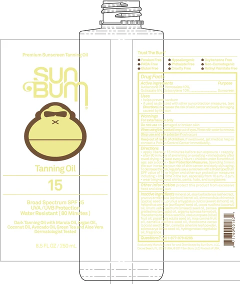Sun Bum Premium SPF 15 Sunscreen Tanning 포장