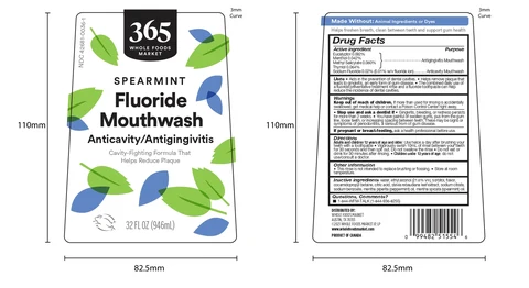 365 Whole Foods Market Anticavity/Antigingivitis Mouthwash 포장