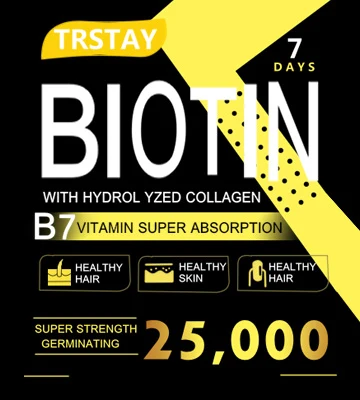 Trstay Berry Flavor 7 Days Biotin packaging