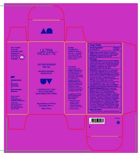 Ultra Violette Future Screen Broad Spectrum SPF 50 포장