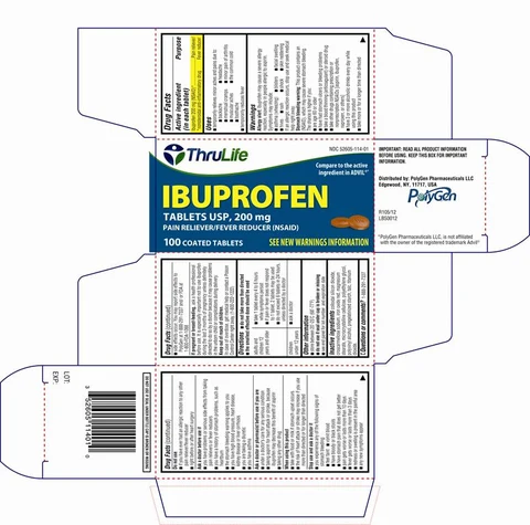 Ibuprofen packaging