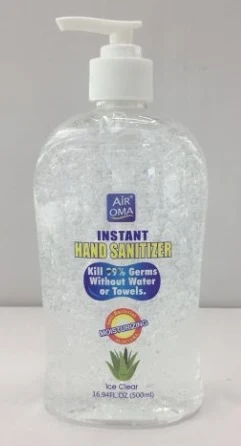 Hand Sanitizer packaging