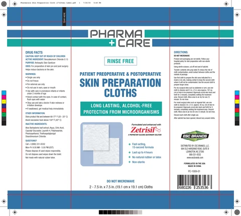 Skin Preparation packaging