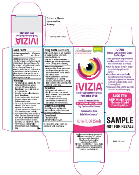 iVizia Dry Eye packaging