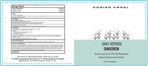 Adrien Arpel Daily Defense Moisturizer SPF 30 포장