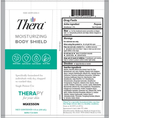 THERA Moisturizing Body Shield 포장