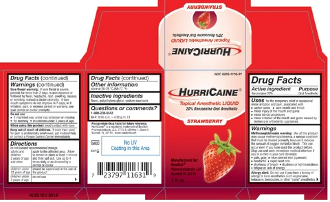 HurriCaineTopical Anesthetic Liquid 포장