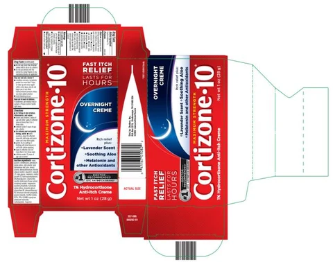 Cortisone 10 Overnight Creme 포장
