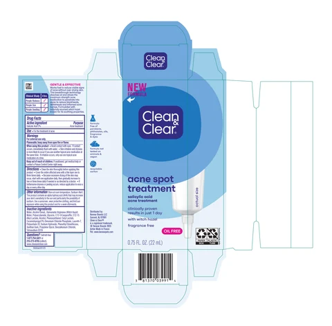 Clean and Clear Acne Spot Treatment 포장