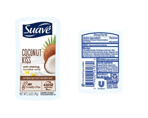 Suave packaging