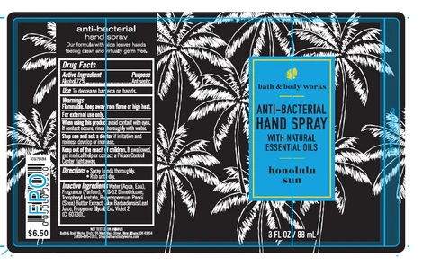 Anti-Bacterial HandHonolulu Sun 포장