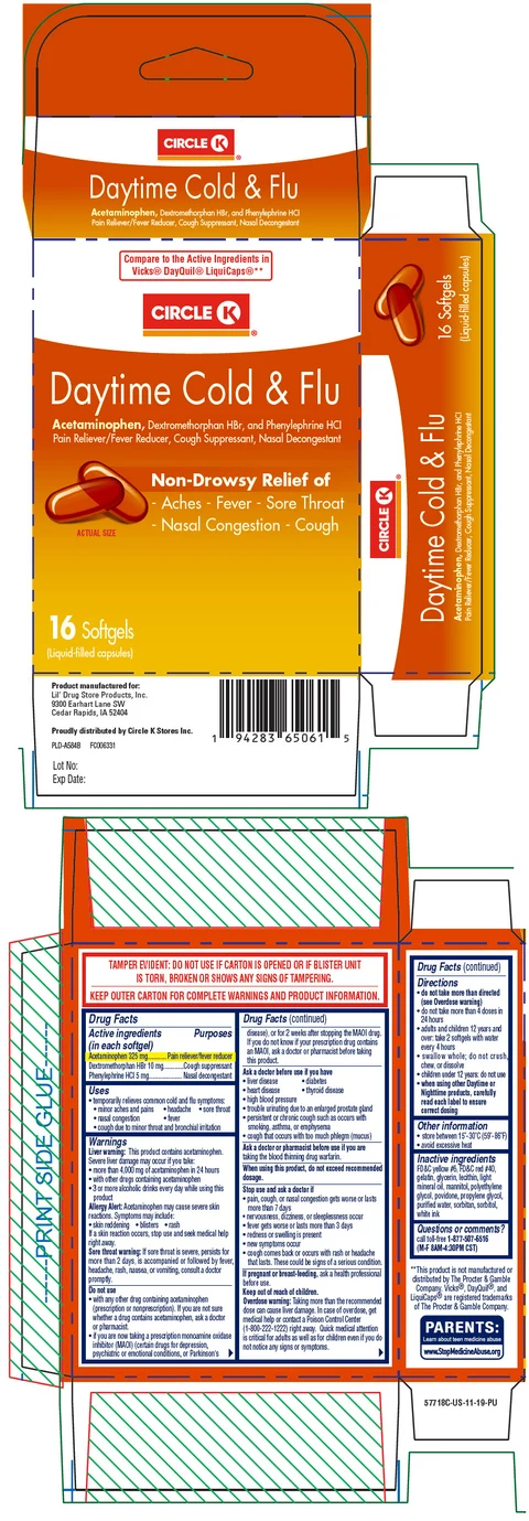 Circle K Daytime Cold and Flu packaging