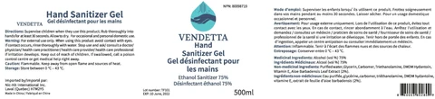 Vendetta Hand Sanitizer 포장
