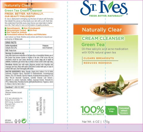 ST. IVES NATURALLY CLEAR SKIN GREEN TEA FACIAL 포장