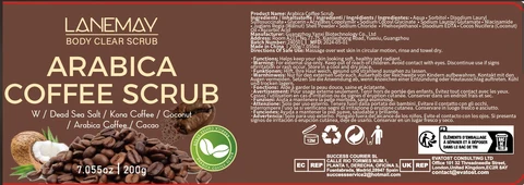 Arabica Coffee Scrub 포장