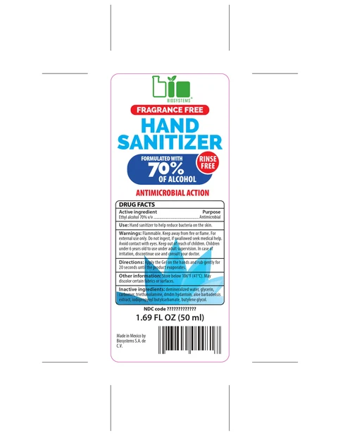Hand Sanitizer packaging