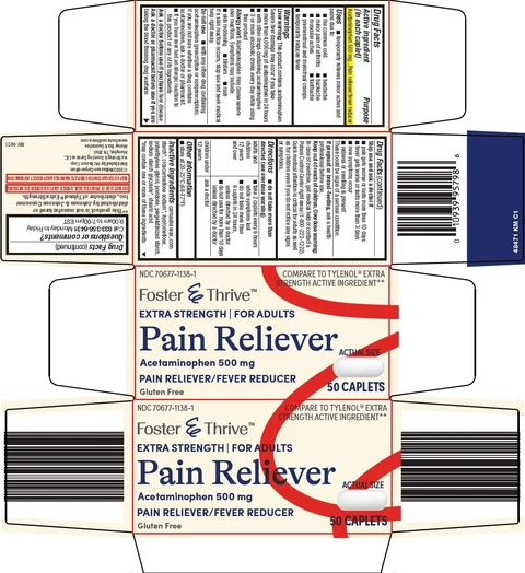 foster and thrive pain reliever packaging