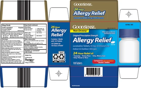 good sense allergy relief packaging