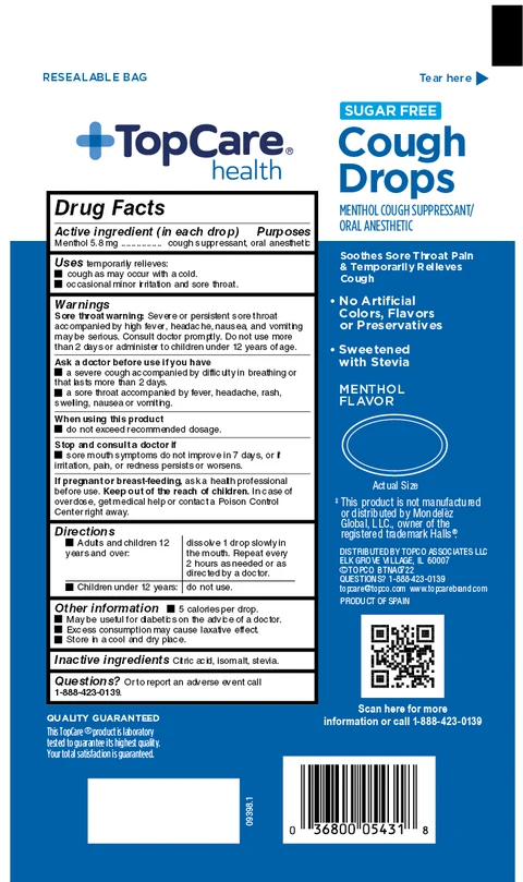 Sugar Free Cough Drops 포장