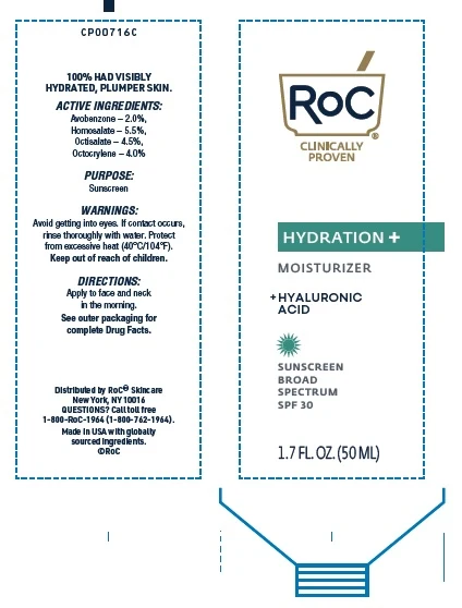 RoC Hydration Plus SPF 30 packaging