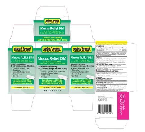 Select Brand Mucus ReliefDM 포장