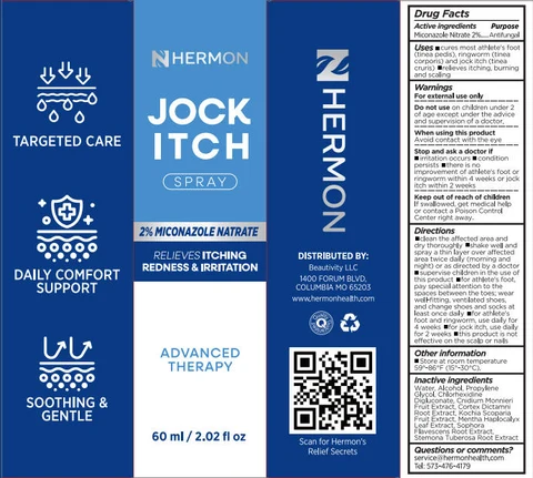 Hermon Jock Itch spray. 포장