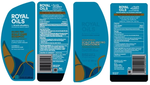 Royal Oils by Head and Shoulders Scalp Care Dual Pack packaging