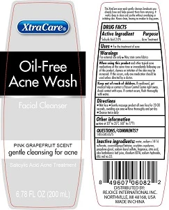 Acne wash facial cleanser pink grapefruit 포장