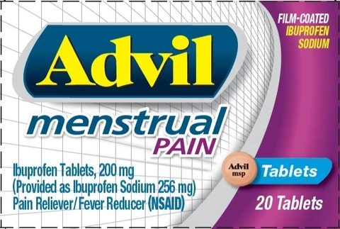 Advil Menstrual Pain 포장