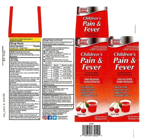 CHILDRENS PAIN RELIEVER and FEVER REDUCERCHERRY 포장