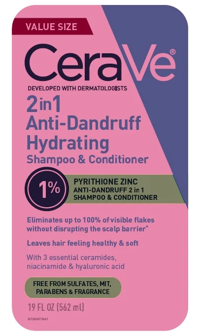 CeraVe 2 in1 Anti Dandruff Hydrating Conditioner 포장